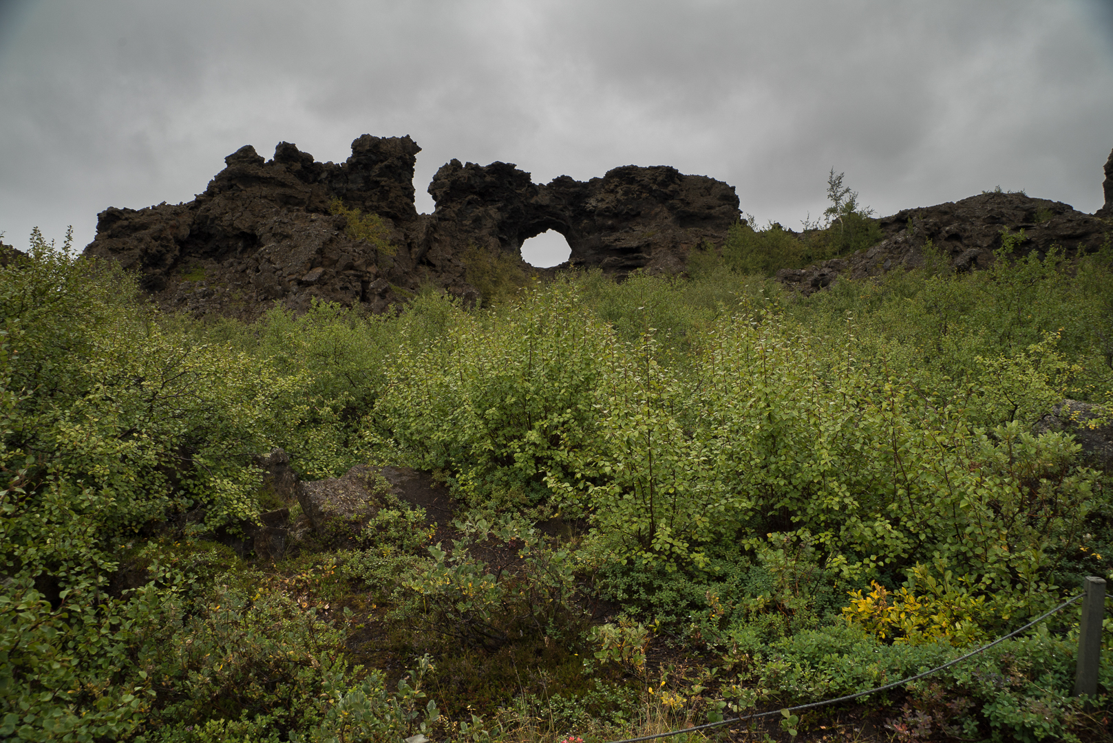 Dimmuborgir région myvatn que faire islande