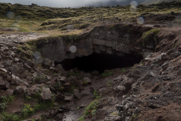 Leiðarenði lava Tube Caving Spéléologie Islande