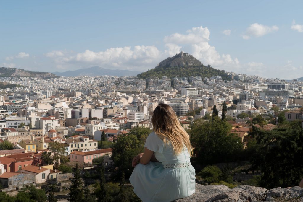 Athènes vue Acropole