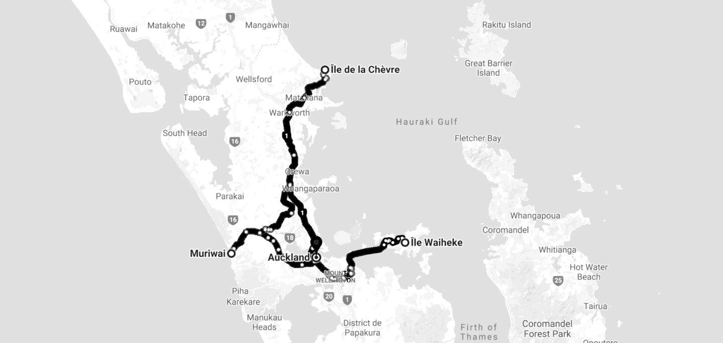 Itinéraire 4 jours Auckland