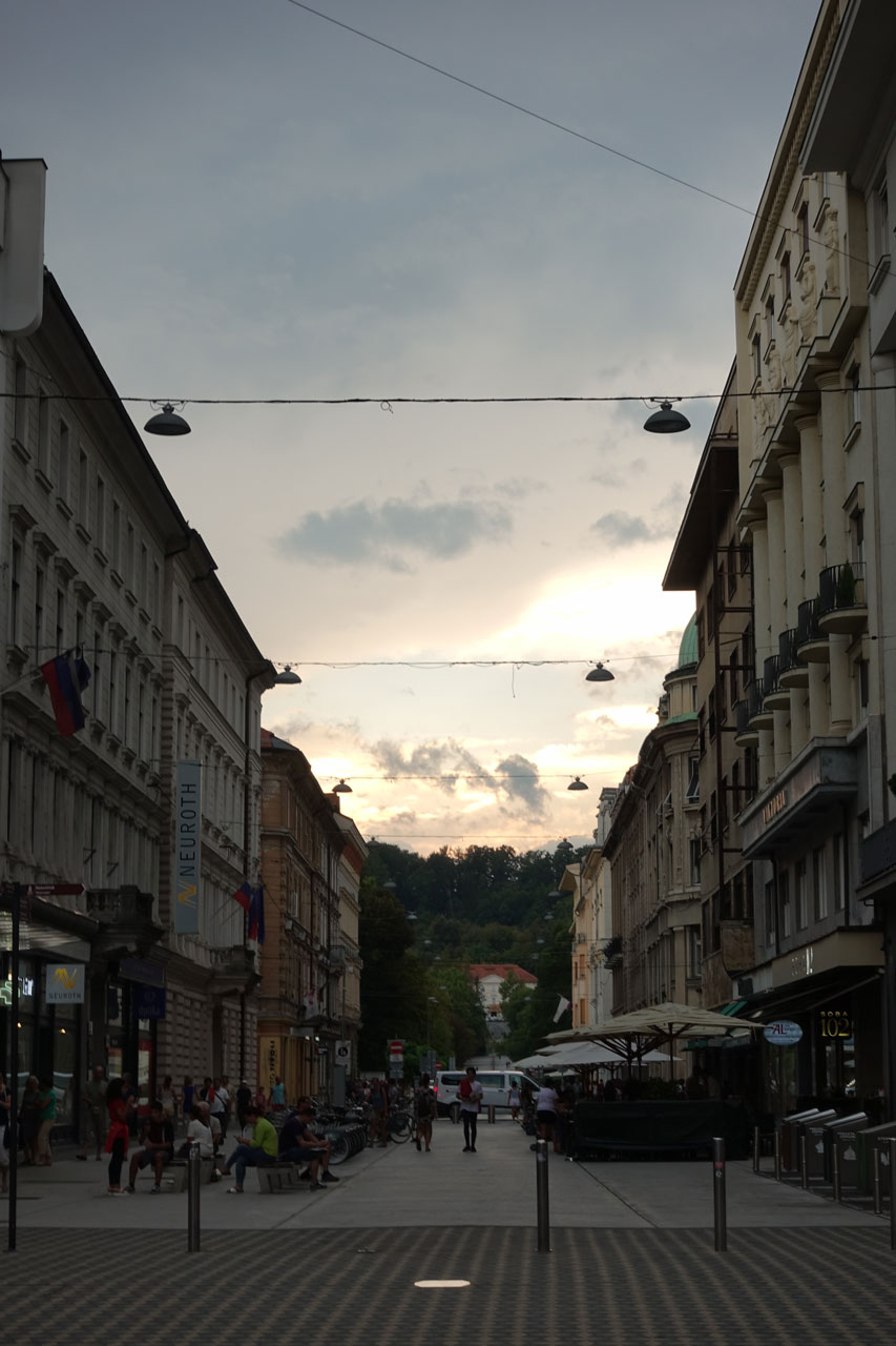 Centre ville Ljubljana un jour