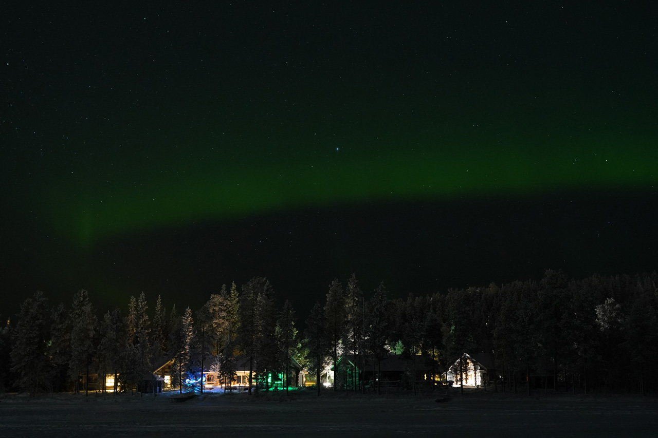 Laponie Finlandaise Décembre Aurores boréales