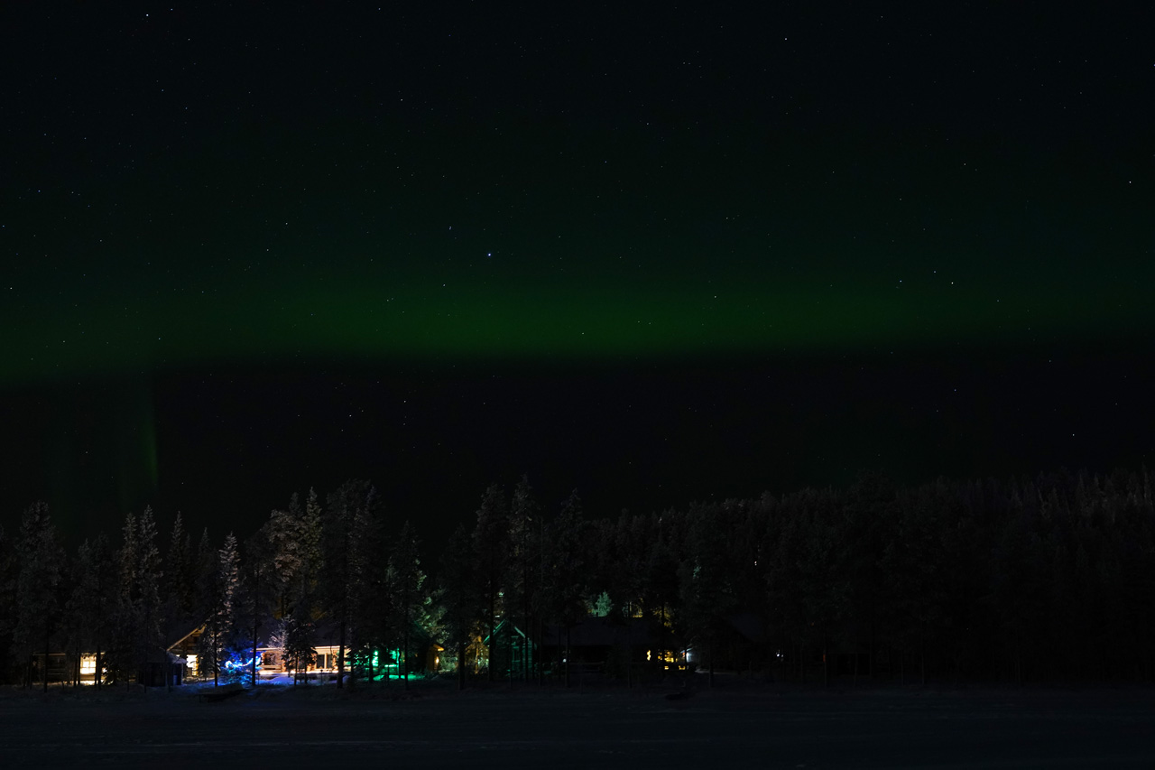 Laponie Finlandaise Décembre Aurores boréales