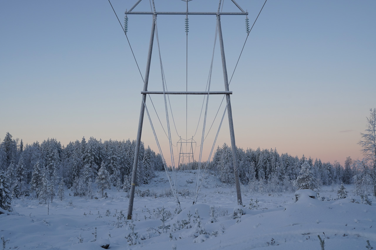 Laponie Finlandaise Décembre Motoneige