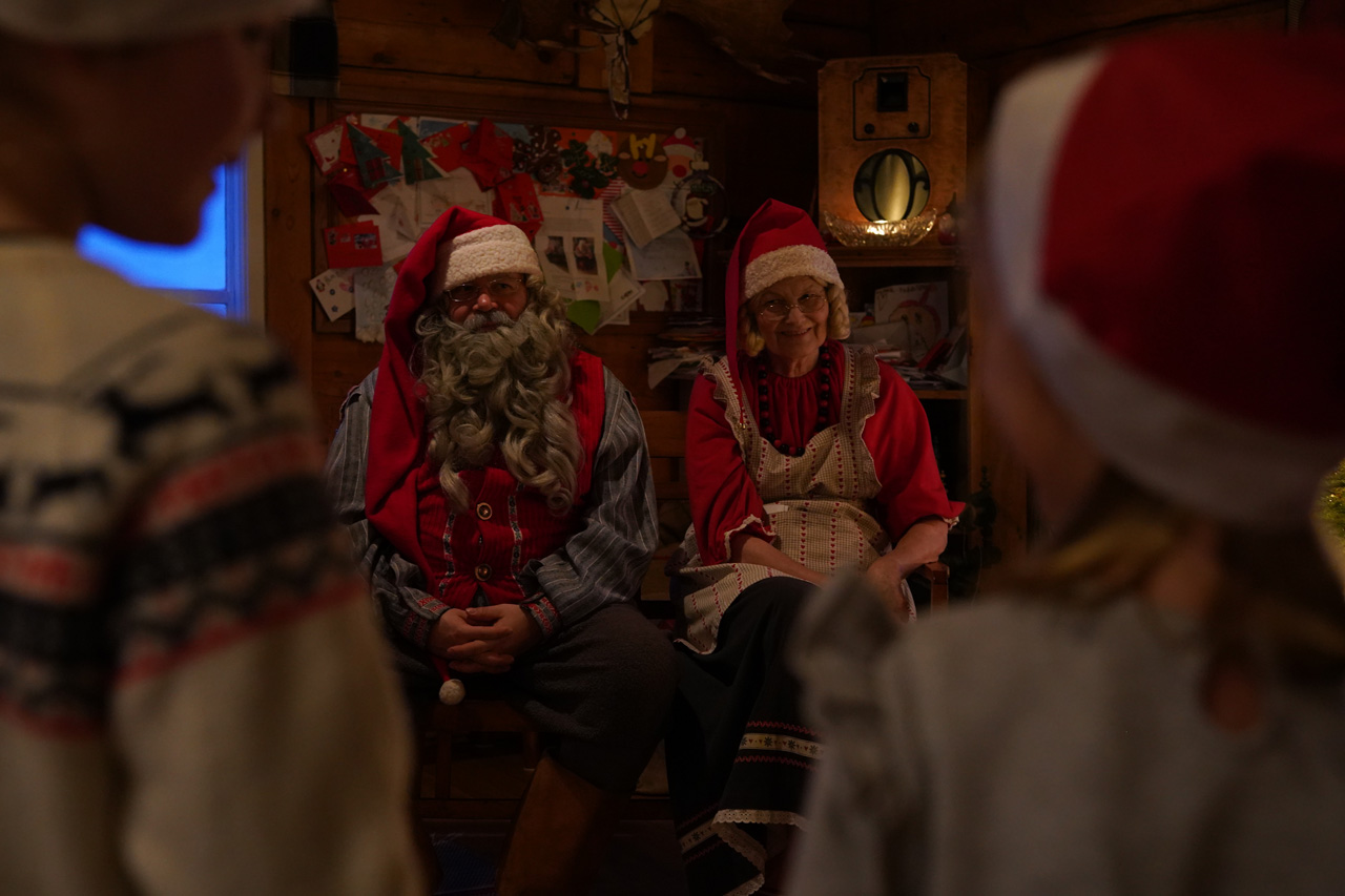 Laponie Finlandaise Décembre Maison du père noël