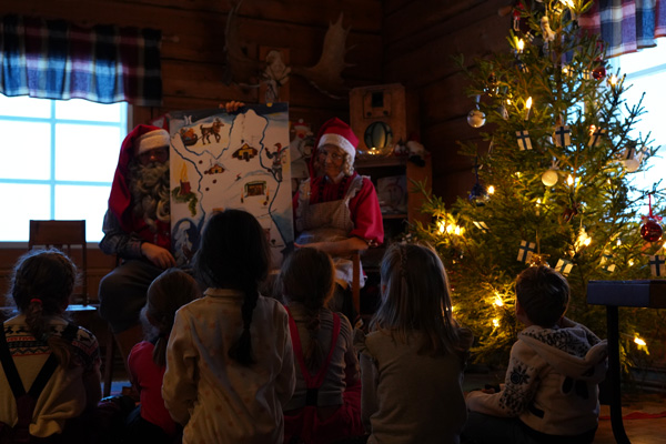 Laponie Finlandaise Décembre Maison du père noël