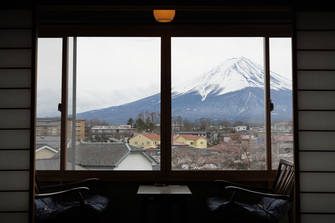 logement Airbnb vue Mont Fuji