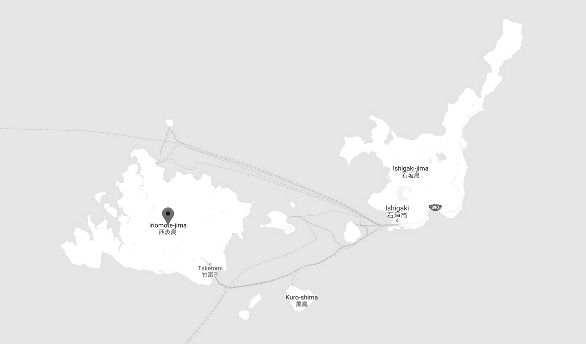 iriomote okinawa map