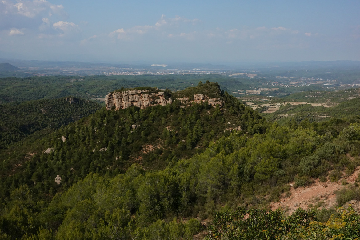 Montserrat vue depuis la route