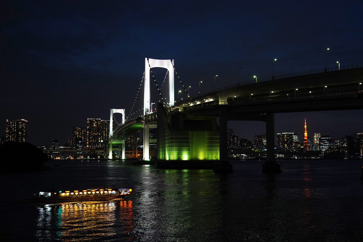 Odaiba Rainbow Bridge Tokyo