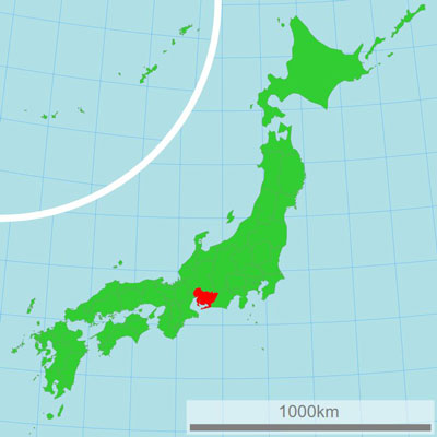 carte préfecture Aichi