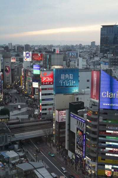 Shibuya Crossing vue view