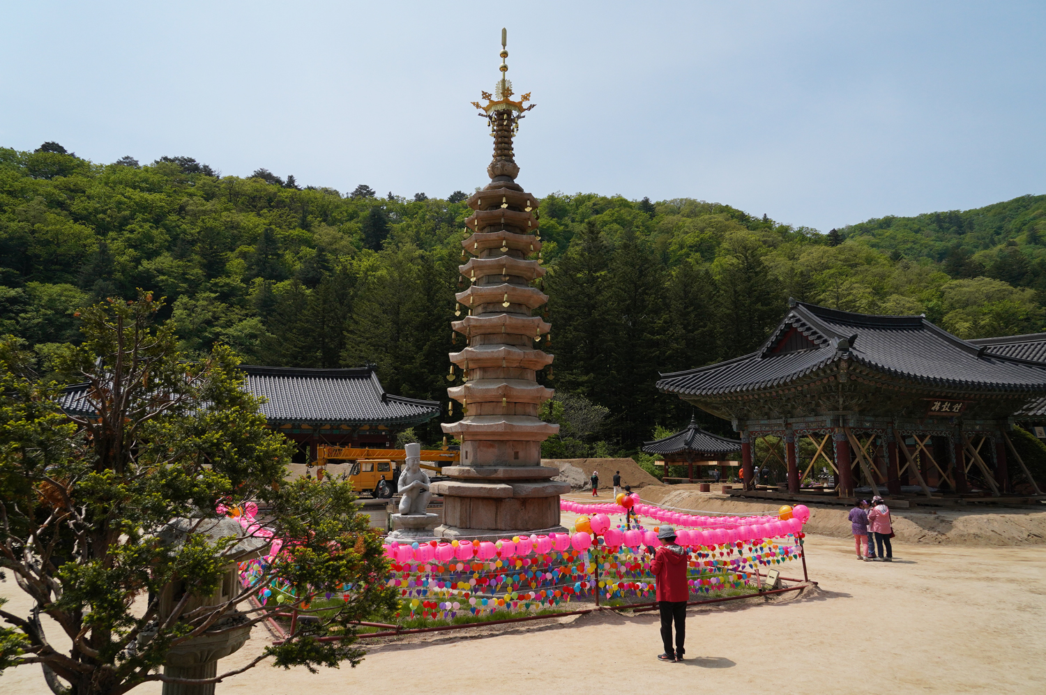 Woljeongsa : le temple bouddhiste à la pagode à 9 étages
